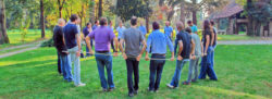 Gruppentherapie Seminarübung Seil Kreis Outdoor