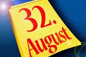 Kalender Abreisskalender Tageskalender 32. August Glanz / Grafik: TELOS - 09092cagr