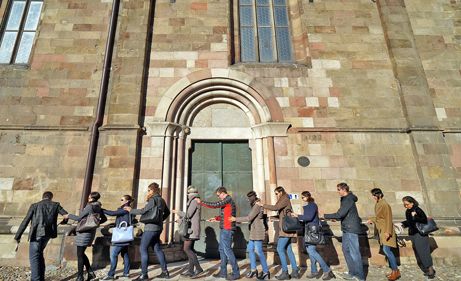 Seminargeschehen Psychologie für Führungskräfte Seil Dom Bozen / Foto: TELOS - D2670d