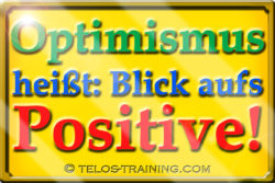 Optimismuskarten: Blick aufs Positive
