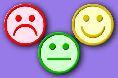 Smileys traurig neutral lachen 03807