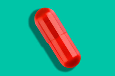 Tabletten rote Pille Kapsel / Grafik: TELOS - 15198k