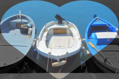 Sommer Meer Wasser Hafen Boote Fischer Herz 07789dh