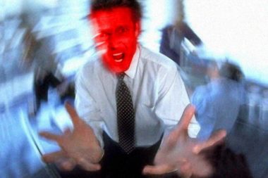 Aggression Büro Ärger Zorn Wut Streit Stress / Bildebearbeitung: TELOS - webC1838Edbrr