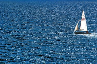 Meer Wasser Boot Segelschiff / Foto: TELOS - 2660b