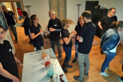 TELOS-Team-Fest 2017 Aperitiv im Institut / Foto: TELOS - E9407