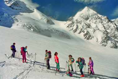 Winter Berge Schnee Sonne Skitour Rast / Foto: TELOS - 61610032b