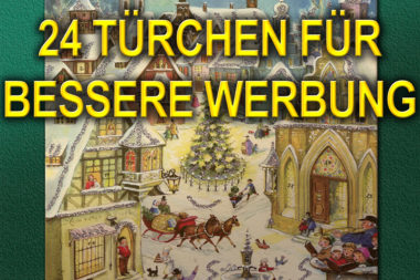Adventkalender 24 Türchen für bessere Werbung / Foto: TELOS - 2304e