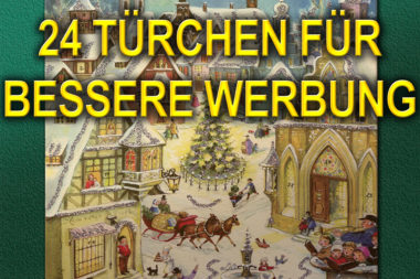 Adventkalender 24 Türchen für bessere Werbung / Foto: TELOS - 2304e