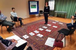 Blitztraining Verkauf Lernstraße Verkauf 8 Punkte Frau Gruppe / Foto: TELOS - E9767