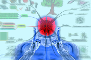 Gehirn Mensch Kopf Mind-Mapping / Grafik: TELOS - 11186mm