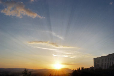 Sonnenuntergang Abend in Assisi / Foto: TELOS - 08060e