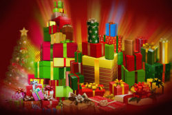 Weihnachtsgeschenke Haufen Christbaum: Geschenkezwang?