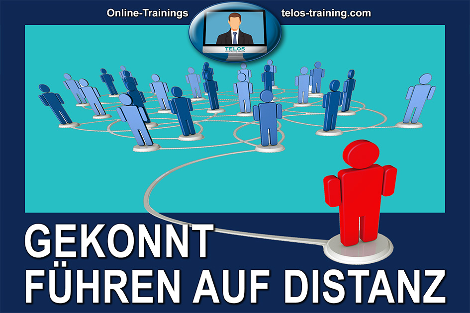 TELOS Onlinetraining Gekonnt führen auf Distanz Logo / Grafik: TELOS - 3003