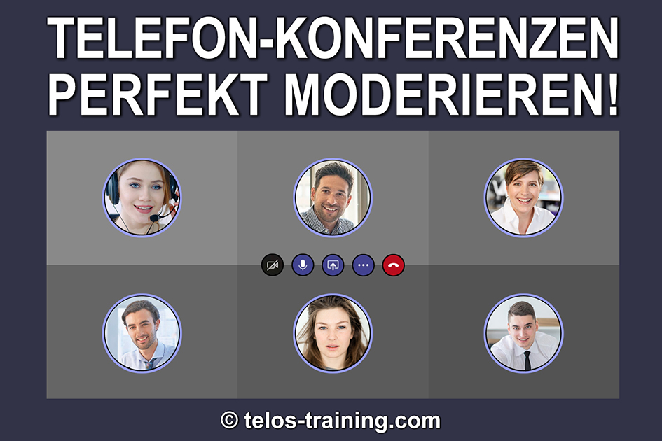 Telefonkonferenz Logo Audio Meeting Konferenz online / Grafik: TELOS - 2996
