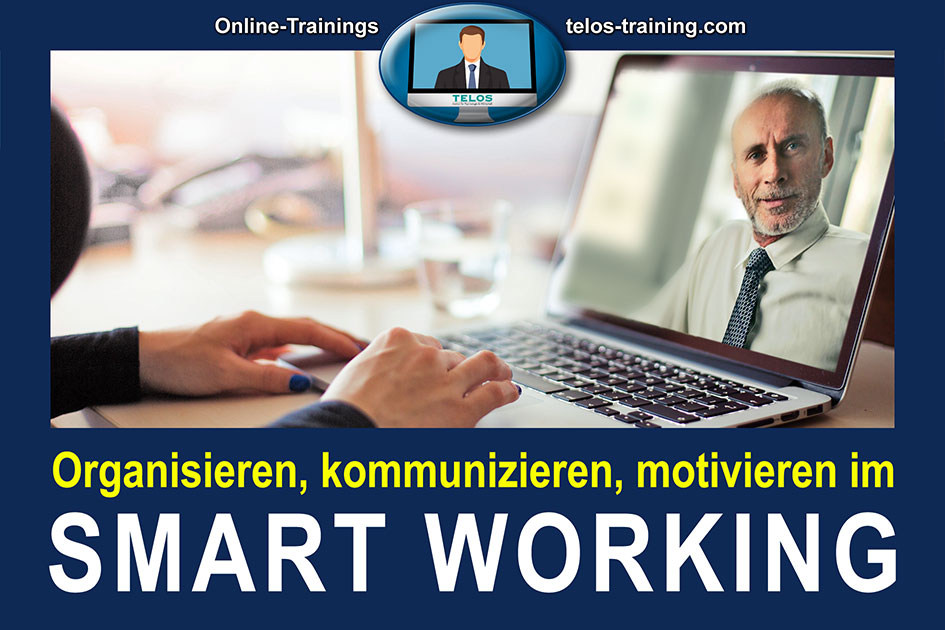 TELOS Onlinetraining Organisieren kommunizieren motivieren im Smart Working Logo 3008 / Grafik: TELOS