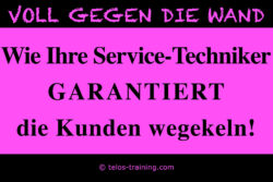 Ihre Service-Techniker garantiert die Kunden verekeln